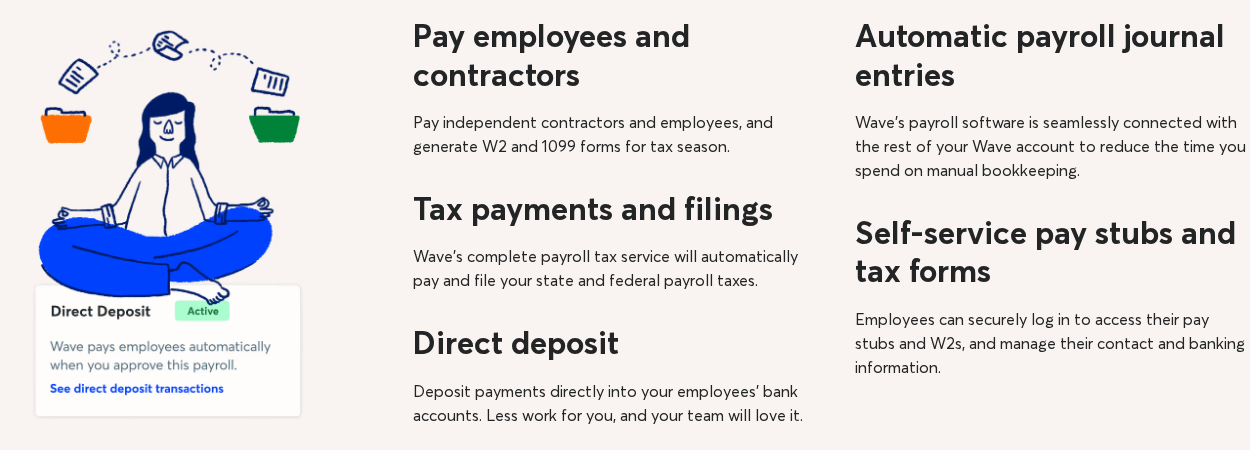 Pay employees and contractors without the headache — Wave Accounting