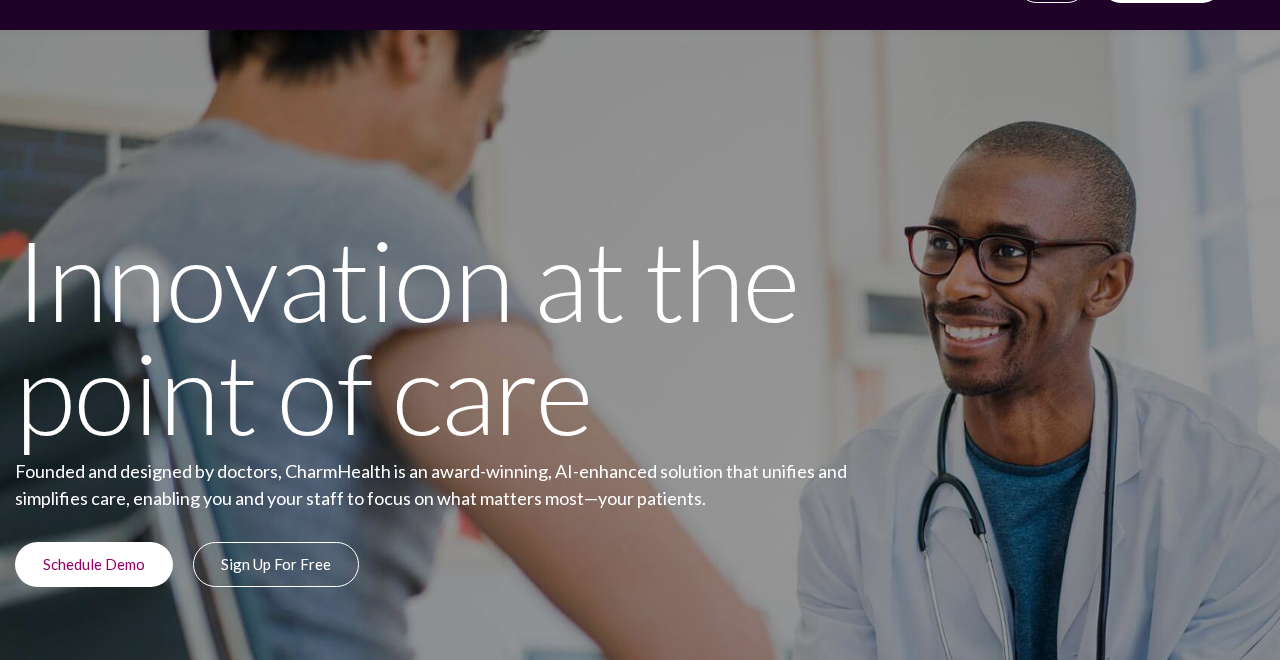 One connected platform for the whole practice — Charm EHR
