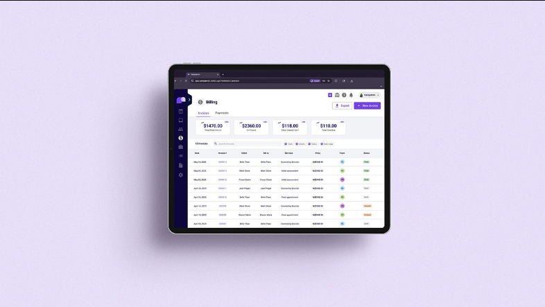 Get paid faster with modern billing built for care — Carepatron