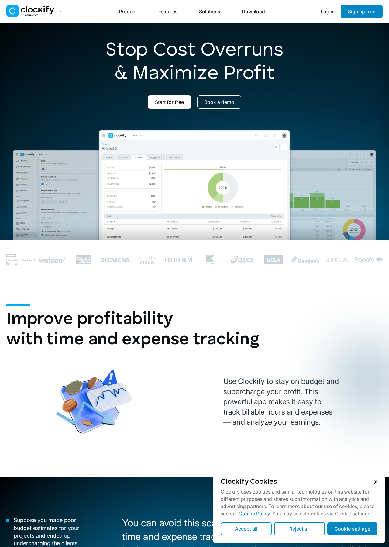 Clockify projects