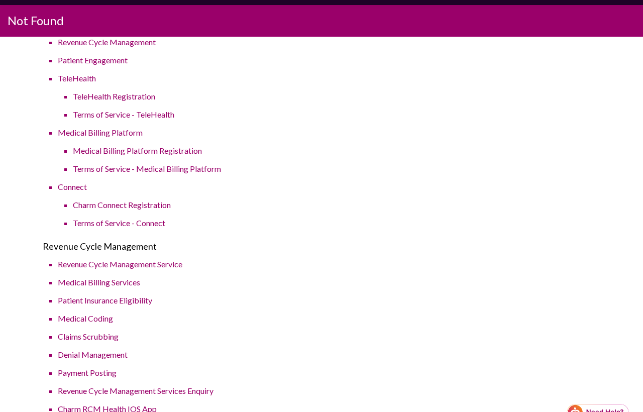 Charm EHR medical billing