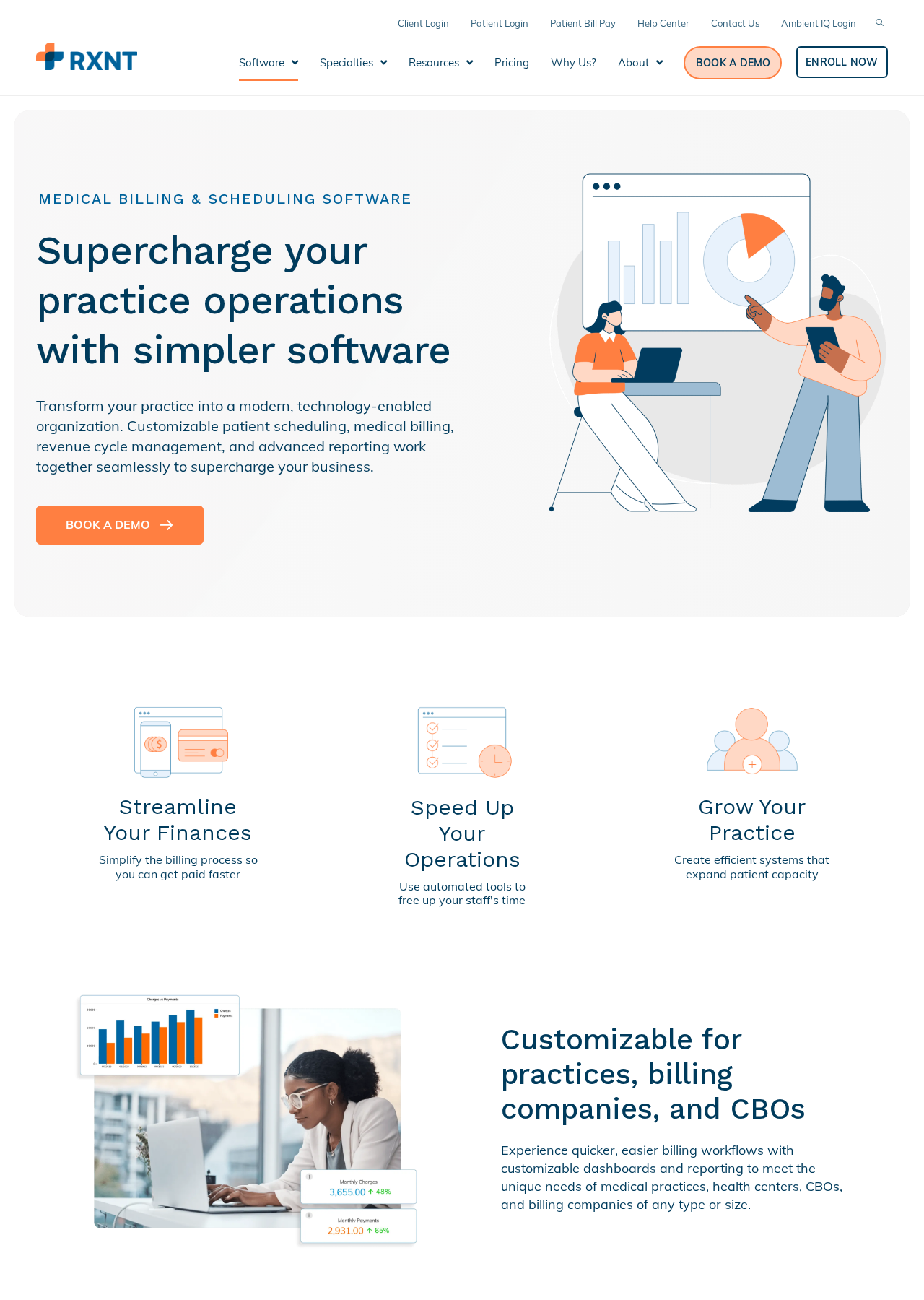 Keep schedules, check-ins, and revenue on track — RXNT